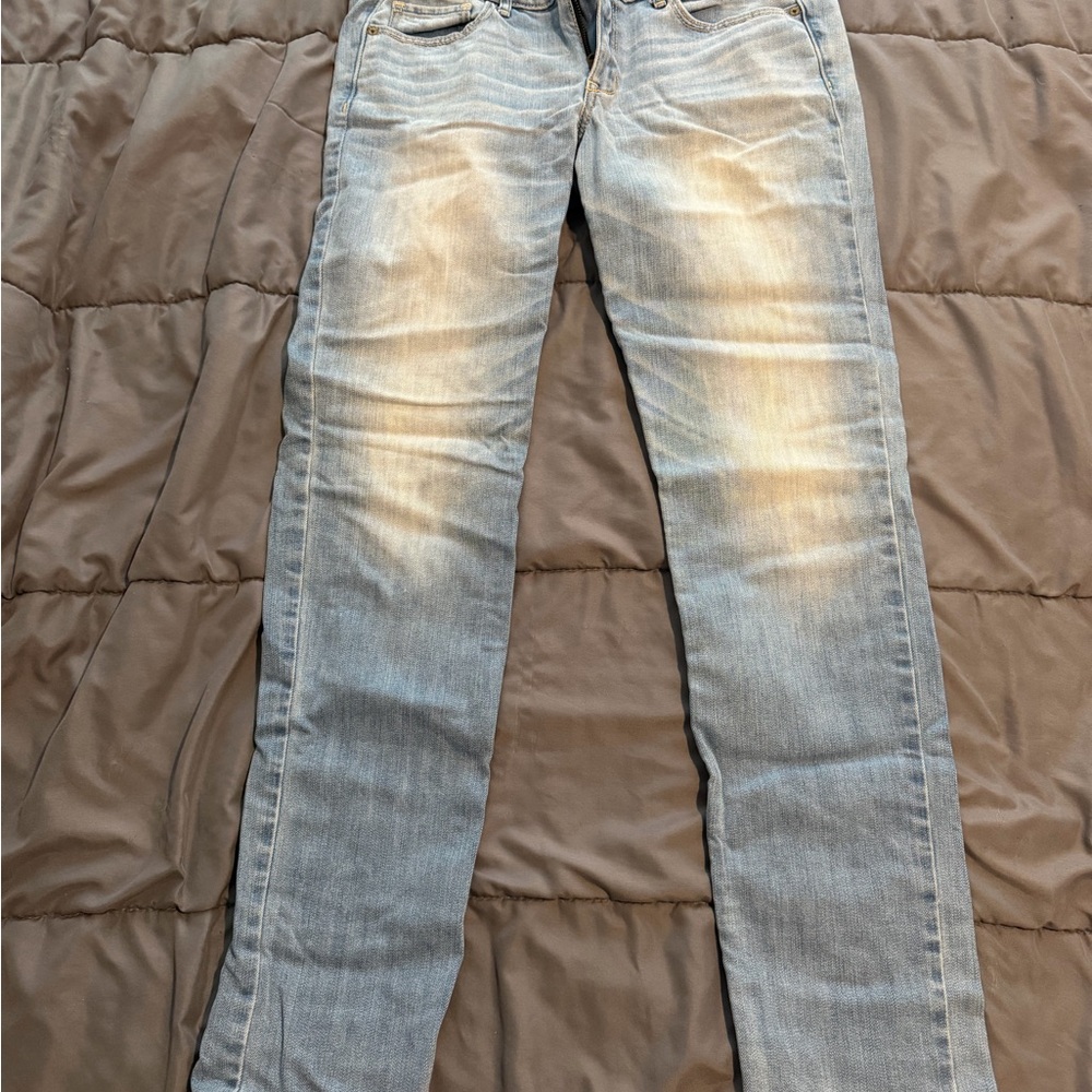 Abercrombie & Fitch Light Blue Straight Leg Jeans